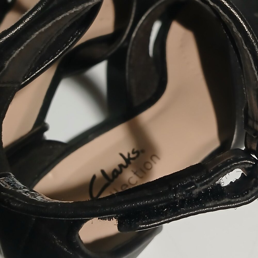 Black Clarks Caroleigh Anya Sandals Size 6.5M - PRICE FIRM! - Picture 7 of 10